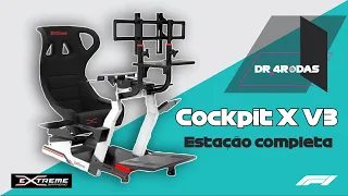 COCKPIT  X V3 - Estação Completa 2023 || Review PT-BR || Extreme Simracing