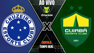 CRUZEIRO X CUIABÁ AO VIVO - BRASILEIRÃO 2023 AO VIVO - PARCIAIS CARTOLA EM TEMPO REAL