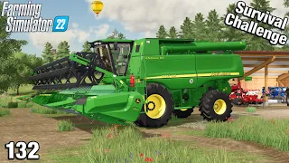 WE HAVE A NEW COMBINE! - Survival Challenge FS22 Calm Lands Ep 132