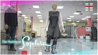 The Making of Sophia:  Sophia's Legs