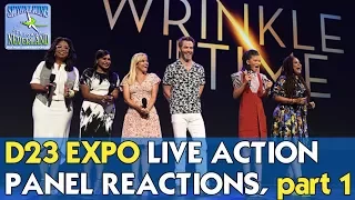 D23 Expo Live Action Panel Reactions, Part 1