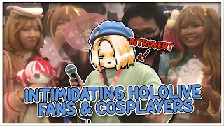 Intimidating Hololive fans and cosplayers at CF18【VLOG】