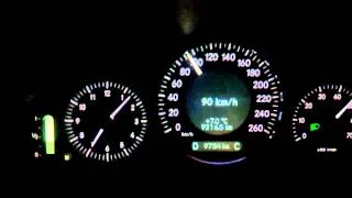 Mercedes E280 W211 kickdown acceleration