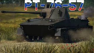 This Russia Vehicle Crazy Automatic CannonㅣWar Thunder PT-76-57 Gameplay