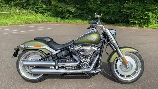 2022 Harley-Davidson FLFBS Softail Fat Boy 114 in Mineral Green