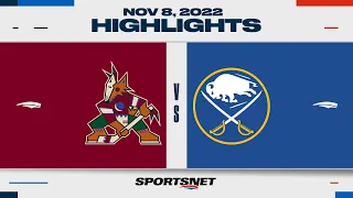 NHL Highlights | Coyotes vs. Sabres - November 8, 2022