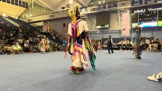 Men’s grass dance WWU powwow 2024