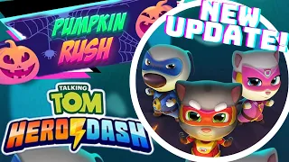 TALKING TOM HERO DASH RUN - New Update: Pumpkin Rush!!🎃🦇👻