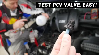 HOW TO TEST PCV VALVE ON KIA, CLEAN PCV VALVE KIA SOUL OPTIMA FORTE RIO SORENTO SPORTAGE