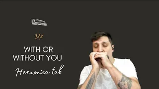 🎶 With Or Without You - U2 (Harmonica Tab - na Gaita com Tablatura)