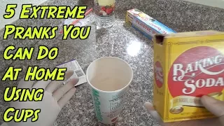 5 Extreme Cup Pranks You Can Do At Home - HOW TO PRANK (Evil Booby Traps) | Nextraker