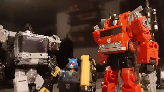 Sentinel Prime's betrayal (transformers stop motion)