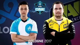 CS:GO - Cloud9 vs. Na'Vi [Mirage] Map 1 - Semifinal - ESL One Cologne 2017