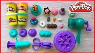 Playdoh kitchen bakery - Đất nặn PLAYDOH làm bánh ngọt với máy làm kem (Chim Xinh)