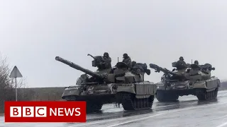 Russia announces humanitarian corridors for two Ukrainian cities - BBC News