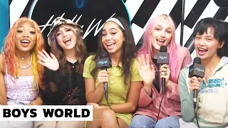 Boys World PERFORMS 'Wingman' & REVEALS What 'Boys World' Really Means! | Hollywire