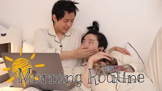 Korea Gay Couple Morning Routine