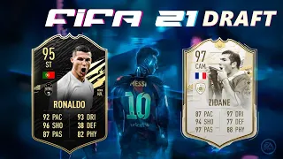 FIFA 21 FUT DRAFT | Ronaldo 95 Zidane 97  | FIFA 21 DRAFT TO GLORY #21