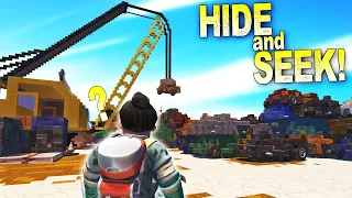 Hide and Seek in a SCRAP YARD!