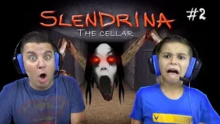 WHAT THE HECK WAS THAT!? Slendrina The Cellar #2