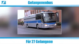 Hochmoderner Gefangenenbus für bis zu 27 Gefangene – Sonderanfertigung von Carl Friederichs