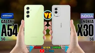 SAMSUNG GALAXY A54 5G VS NOKIA X30 5G FULL SPECIFICATIONS COMPARISON