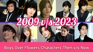 Boys Over Flowers Cast Then & Now | 2009 v/s 2023 | #kdrama #youtube #boysoverflowers