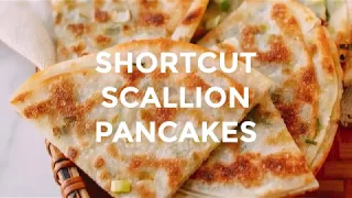 Easy Shortcut Scallion Pancakes