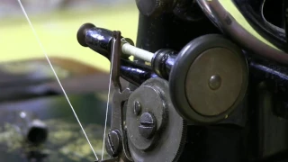 Winding a Bobbin and Threading a 1906 Singer Sewing Machine with Historical Costumier Helen McArdle