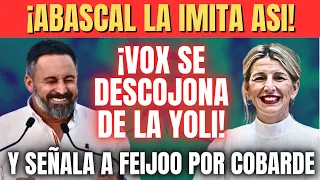 ¡QUE DESCOJONO! Un SANTIAGO ABASCAL PLETORICO se IMITA a YOLANDA DIAZ y HUMILLA A NUÑEZ FEIJOO