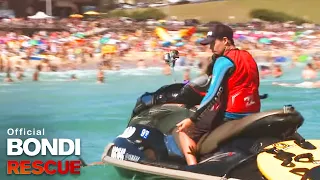 Bondi Lifeguard Jesse rescues yells at snooty swimmer