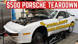 My $500 Porsche 944 BLEW UP *Here's What Happened*