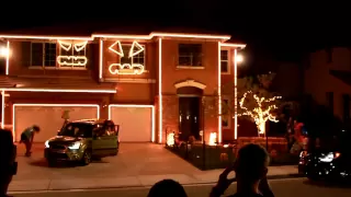 HALLOWEEN LIGHT SHOW 2011 - LMFAO  PARTY ROCK ANTHEM