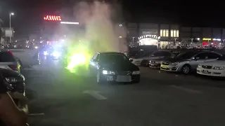 lots of burnouts and backfire (xchassis meet)