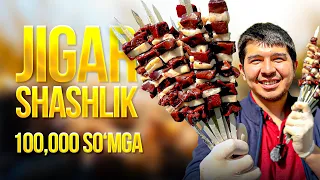 100.000 SO’MGA QANCHA JIGAR SHASHLIK QILSA BO’LADI | TAYYORLAB KO’RAMIZ