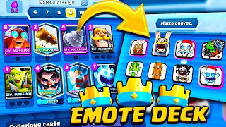 Gioco con il *NUOVO* EMOTE DECK! Challenge su Clash Royale ITA!