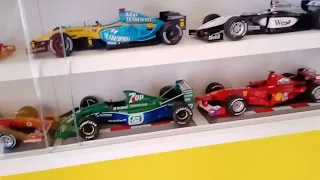Exposition of Some of my Formula 1 diecast scale 1/24 1/18 1/32 1/43 Bburago Ixo Solido Hot Wheels