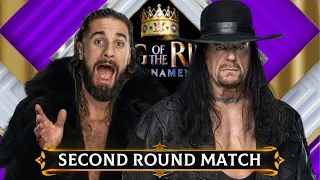 WWE 2K24 Seth Rollins vs The Undertaker: KOTR Tournament Second Round match