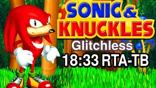 Sonic & Knuckles - Knuckles Glitchless in 18:33 RTA-TB