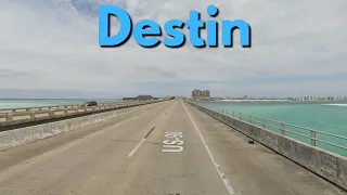 Destin Florida - Driving Through Destin Florida 4k UHD