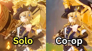 Navia's Burst animation in Co-op looks kinda..