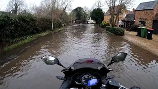 Lexmoto LXR Test Ride On Very Wet Roads