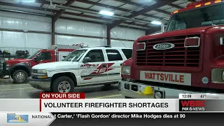 Volunteer firefighter shortages