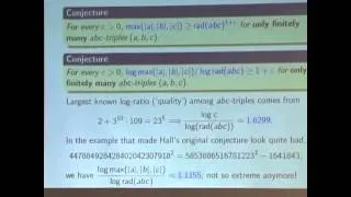 What is the abc conjecture?