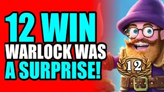 This 12 Win Warlock was a SURPRISE  !! - Full Run - Hearthstone Arena