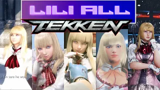 Lili comparison all TEKKEN