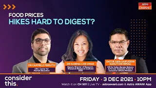 [LIVE] Consider This: Food Prices - Hikes Hard To Digest?  I 3rd Dec 2021