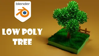 Low Poly Tree | Blender Tutorial