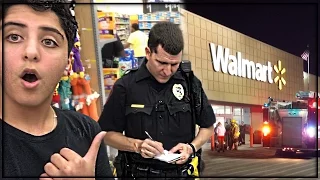 TRYING TO GET KICKED OUT OF WALMART! (COPS CAME)😨🚓