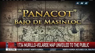 1734 Murillo-Velarde map shows Scarborough Shoal, Spratlys